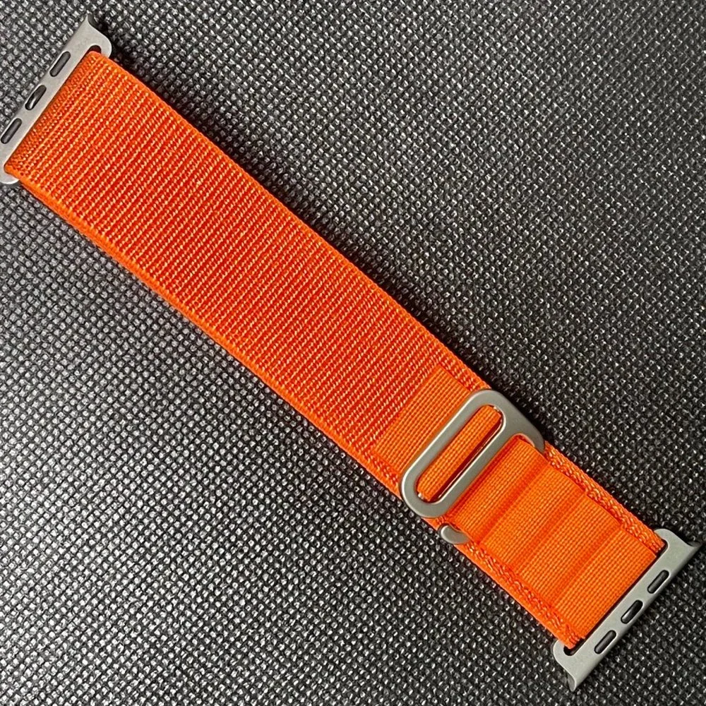 (Only Band) Alpine Loop Nylon Band Compatible with Apple Watch Band, Sport
